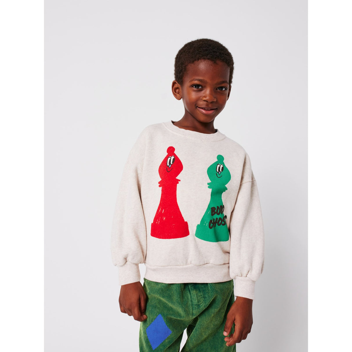 Bobo Choses Offwhite Checkmate Sweatshirt