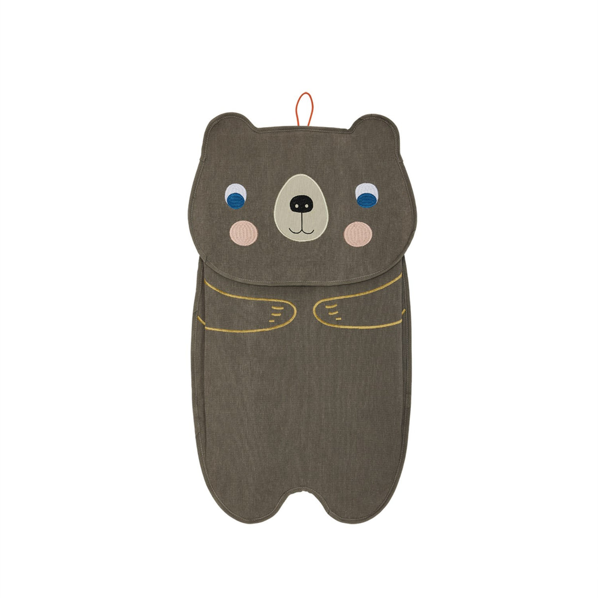 OYOY Brown Darling Bear Wall Storage