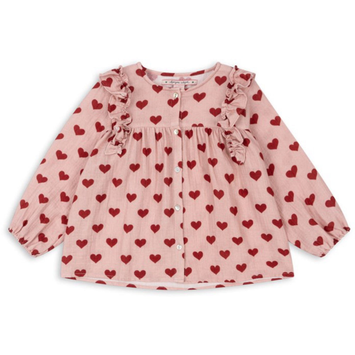 Konges Sløjd Amour Mellow Coco Frill Shirt GOTS