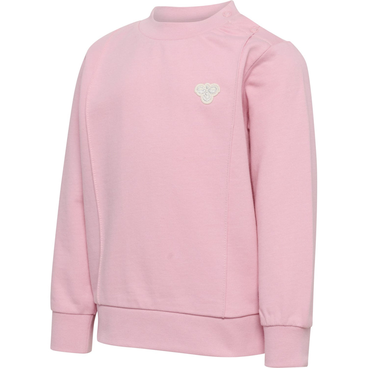 Hummel Pink Nectar Mini Reg Pintuck Sweatshirt