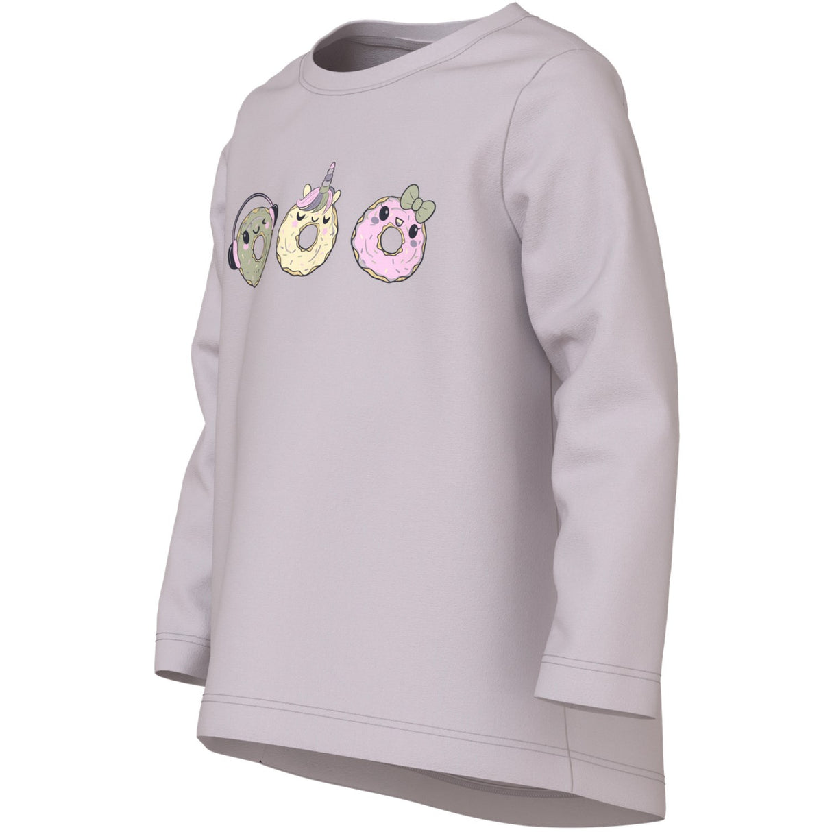 Name It Lilac Marble Donuts Nmfviolet Ls Loose Top