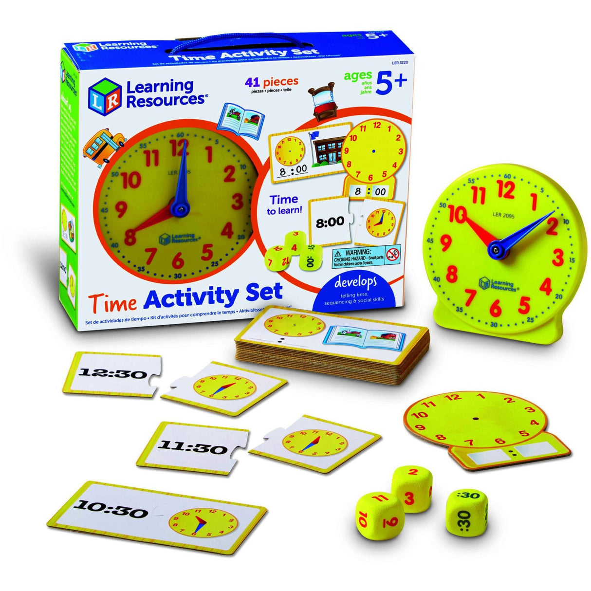Learning Resources® Time Activity Set