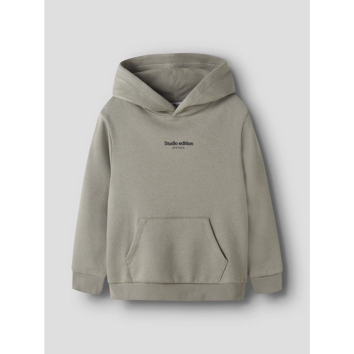 Name It Shadow Nkmbrody Ls Nreg Sweat Wh Bru Noos