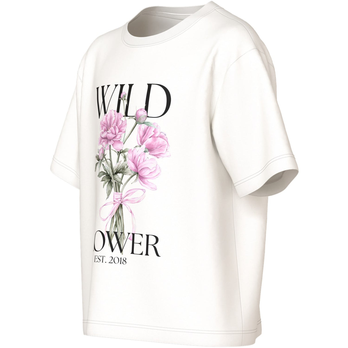 Name It Cloud Dancer Wild Flower Nkfvotea Ss Nreg Top