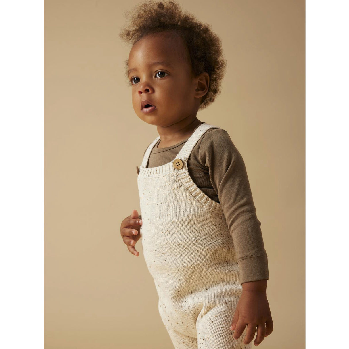 Lil'Atelier Turtledove Nbmgalto Fig Knit Overall Lil
