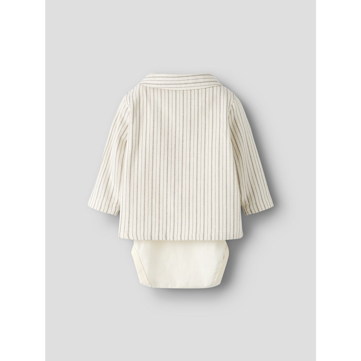 Lil'Atelier Turtledove Sepia Tint Nbmfelixo Ls Body Shirt Lil