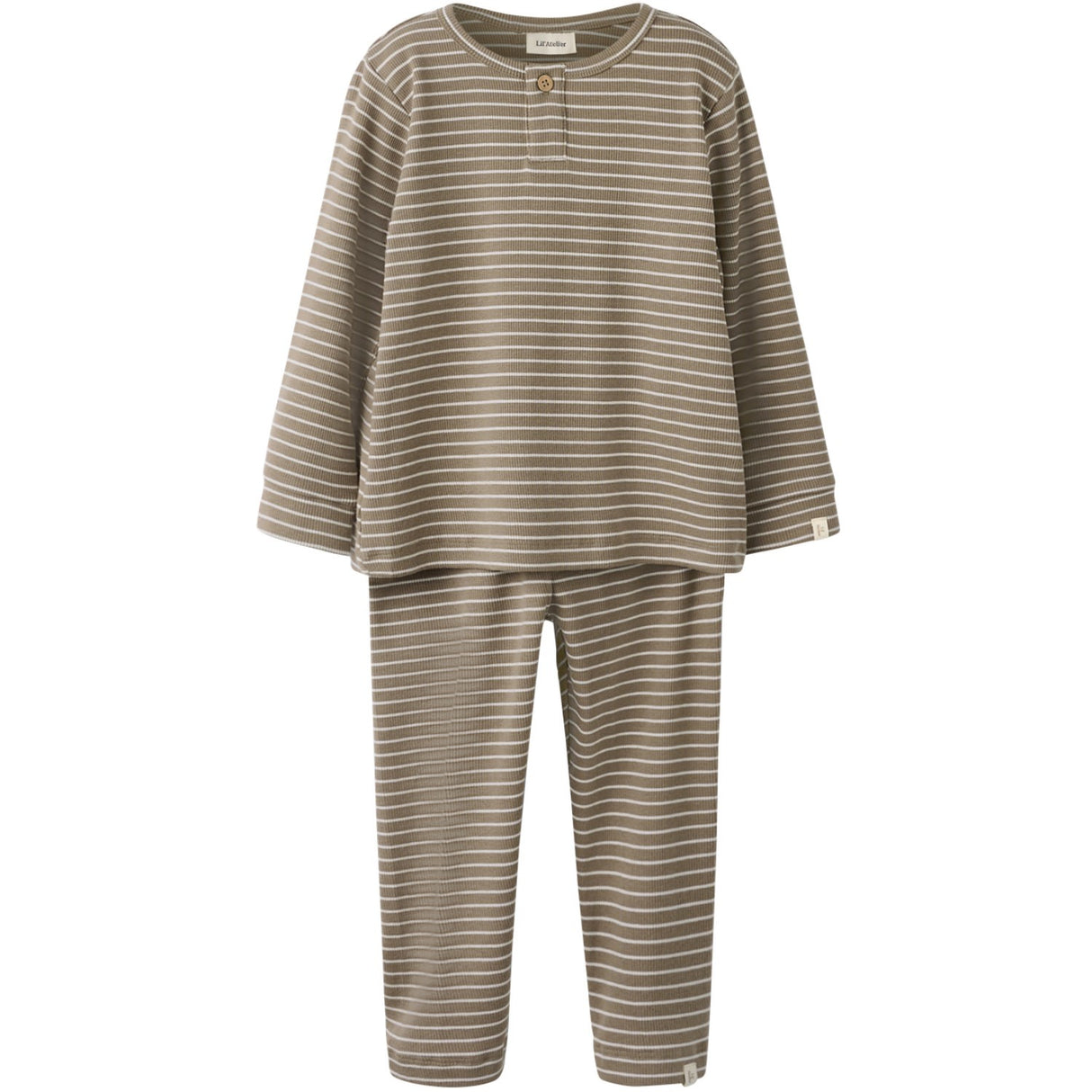 Lil'Atelier Sepia Tint Turtledove Nmmgago Ls Night Set Lil