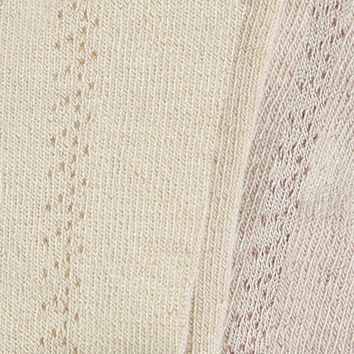 Minymo Burnished Lilac Stocking W.Pointelle (2-Pack)