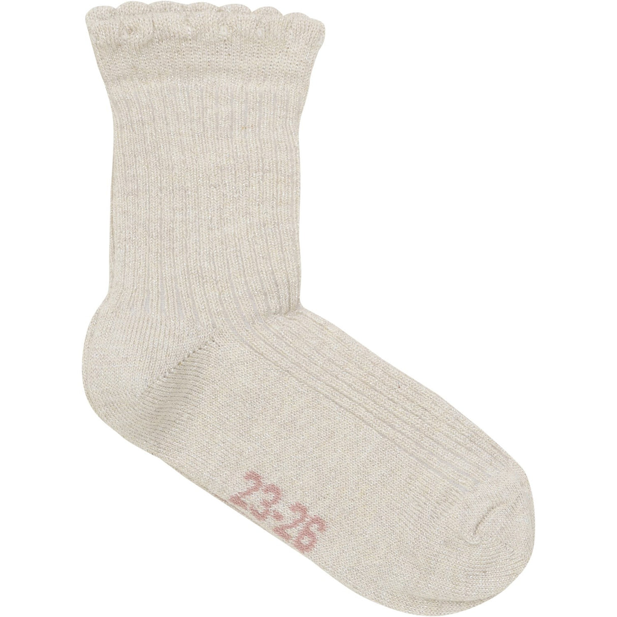 Minymo Ash Rose Socks W. Glitter (2-Pack)