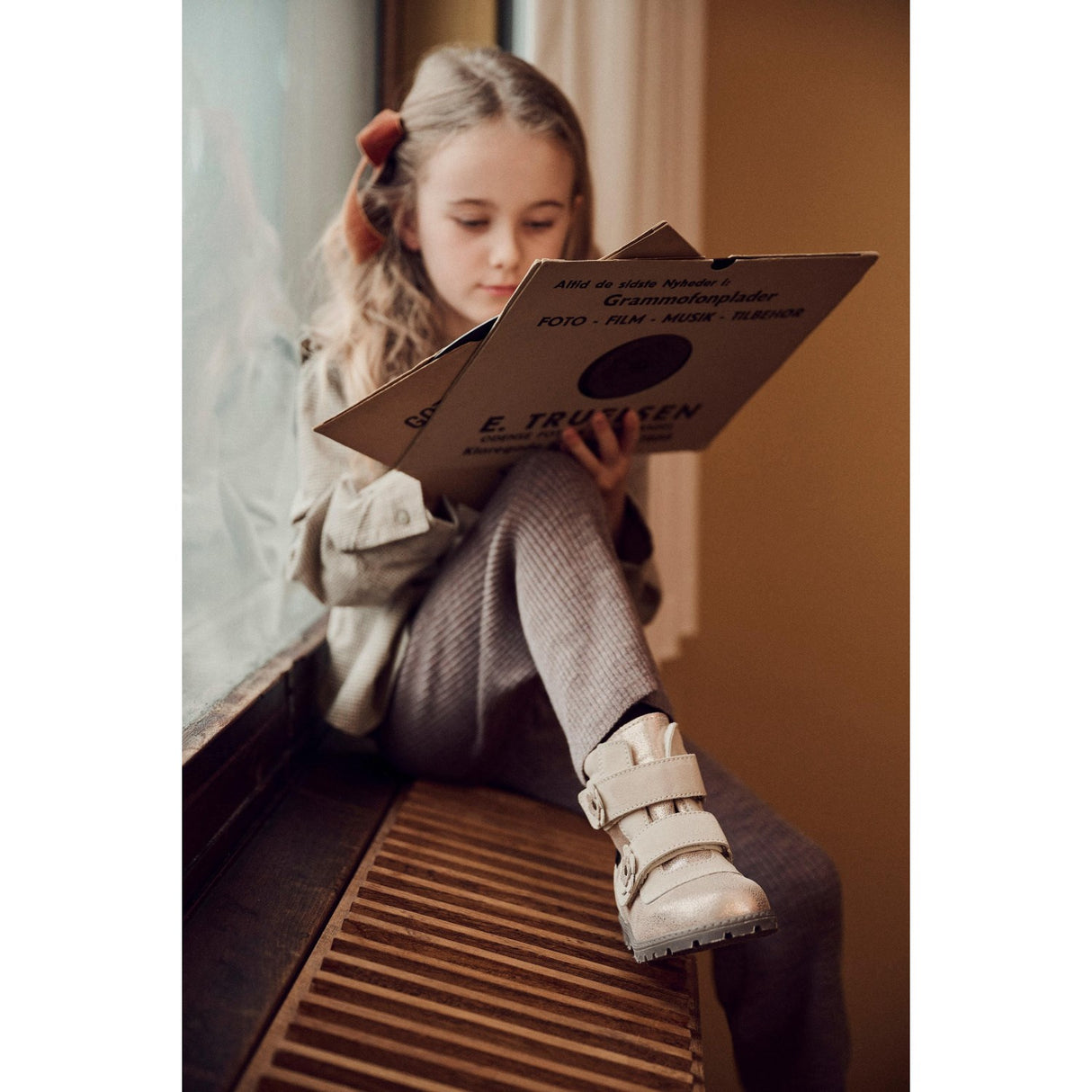 Bundgaard Ivory Glitter Tokker Flower