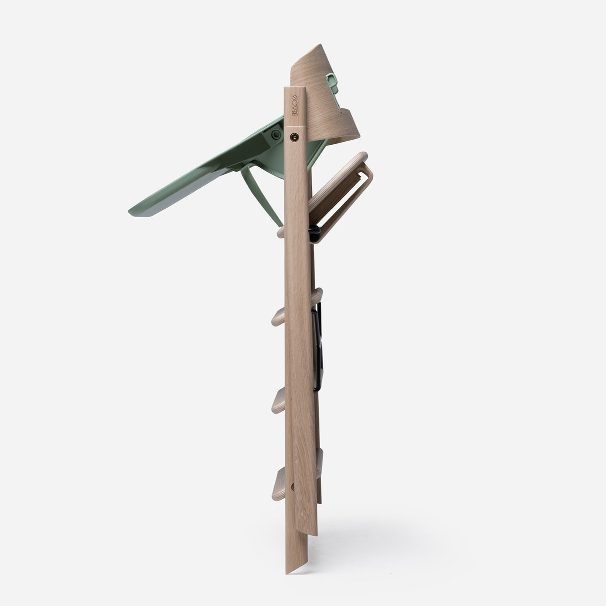 KAOS Charcoal Black KLAPP® Safety Rail & Tray