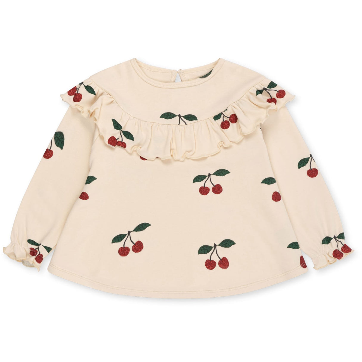 Konges Sløjd Ma Grande Cerise Glitter Malli Glitter Blouse GOTS