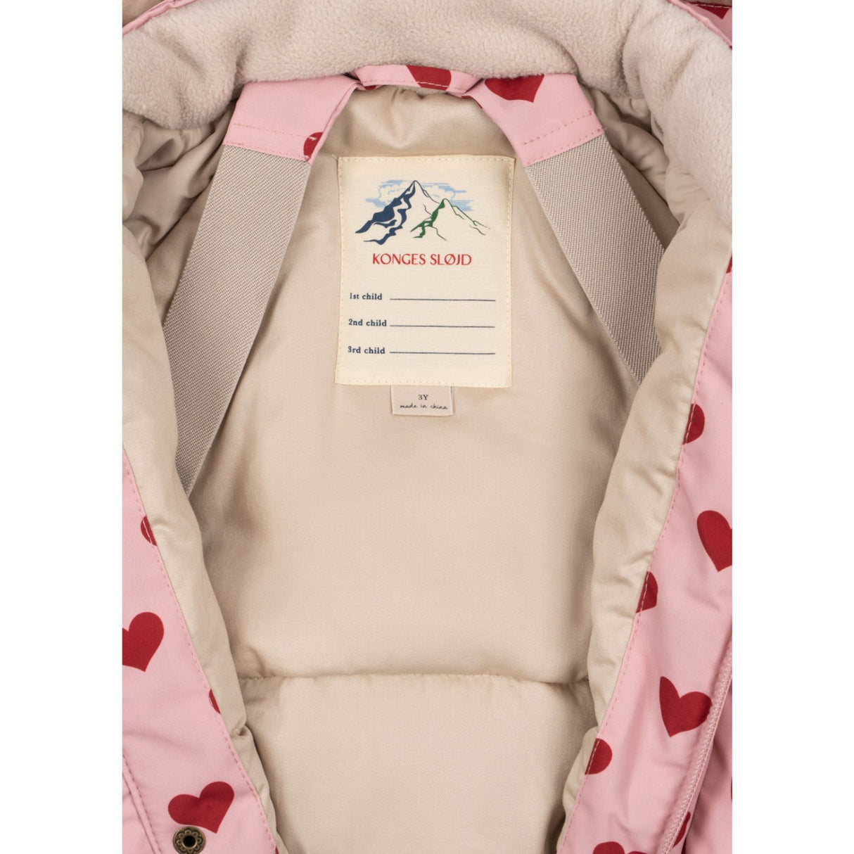 Konges Sløjd Amour Pink Nohr Snowsuit Print