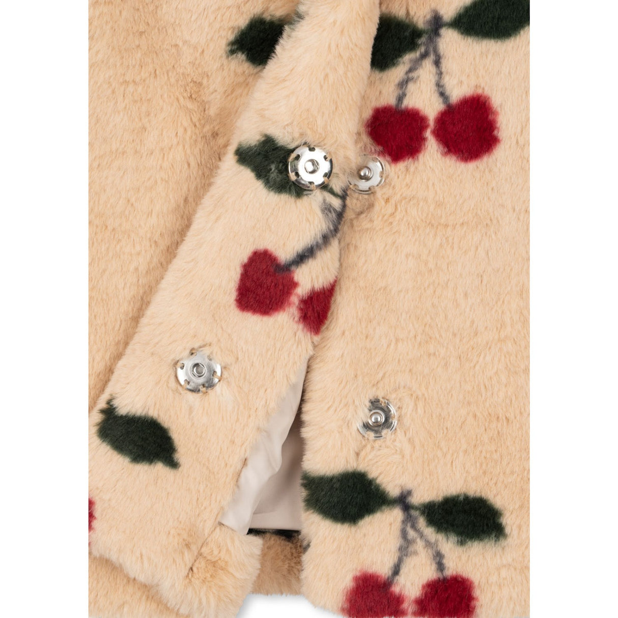 Konges Sløjd Ma Grande Cerise Fuzzie Coat Grs