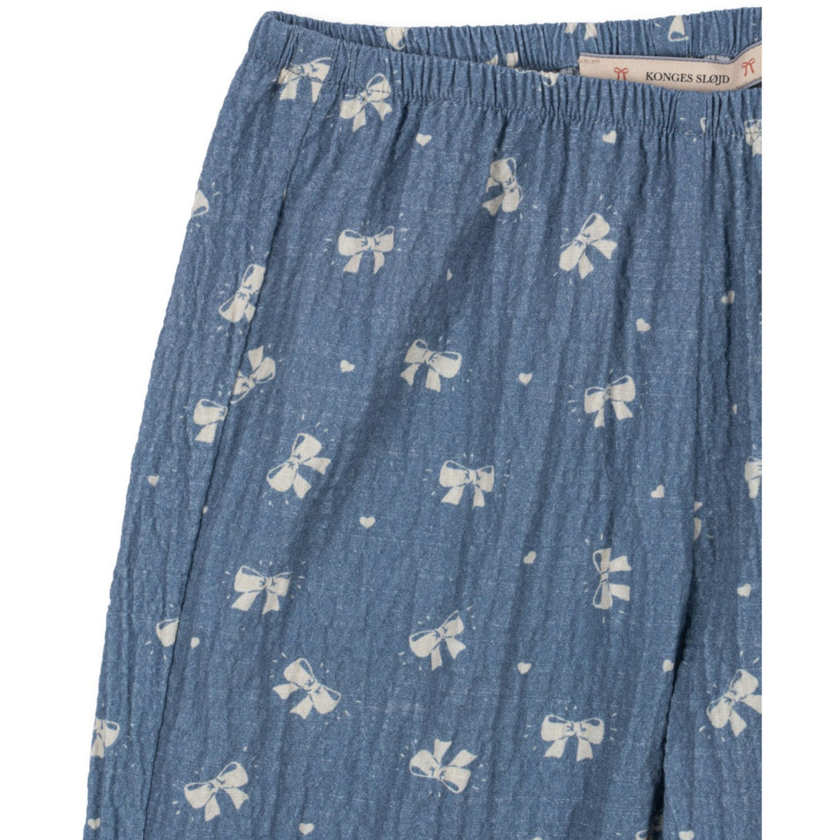 Konges Sløjd Boucle Blue Vida Pants GOTS