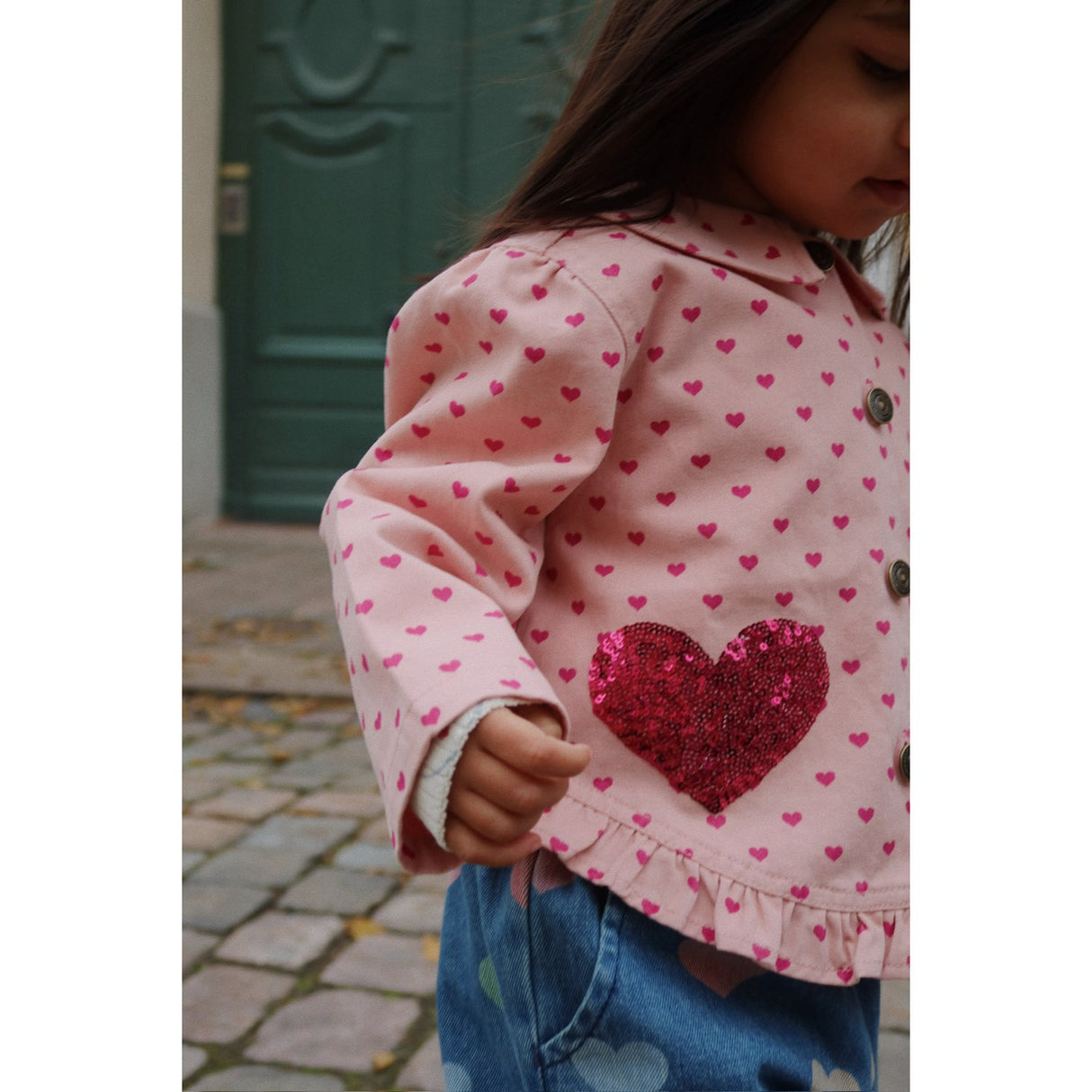 Konges Sløjd Berry Coeur Nola Sequin Shirt Jacket GOTS