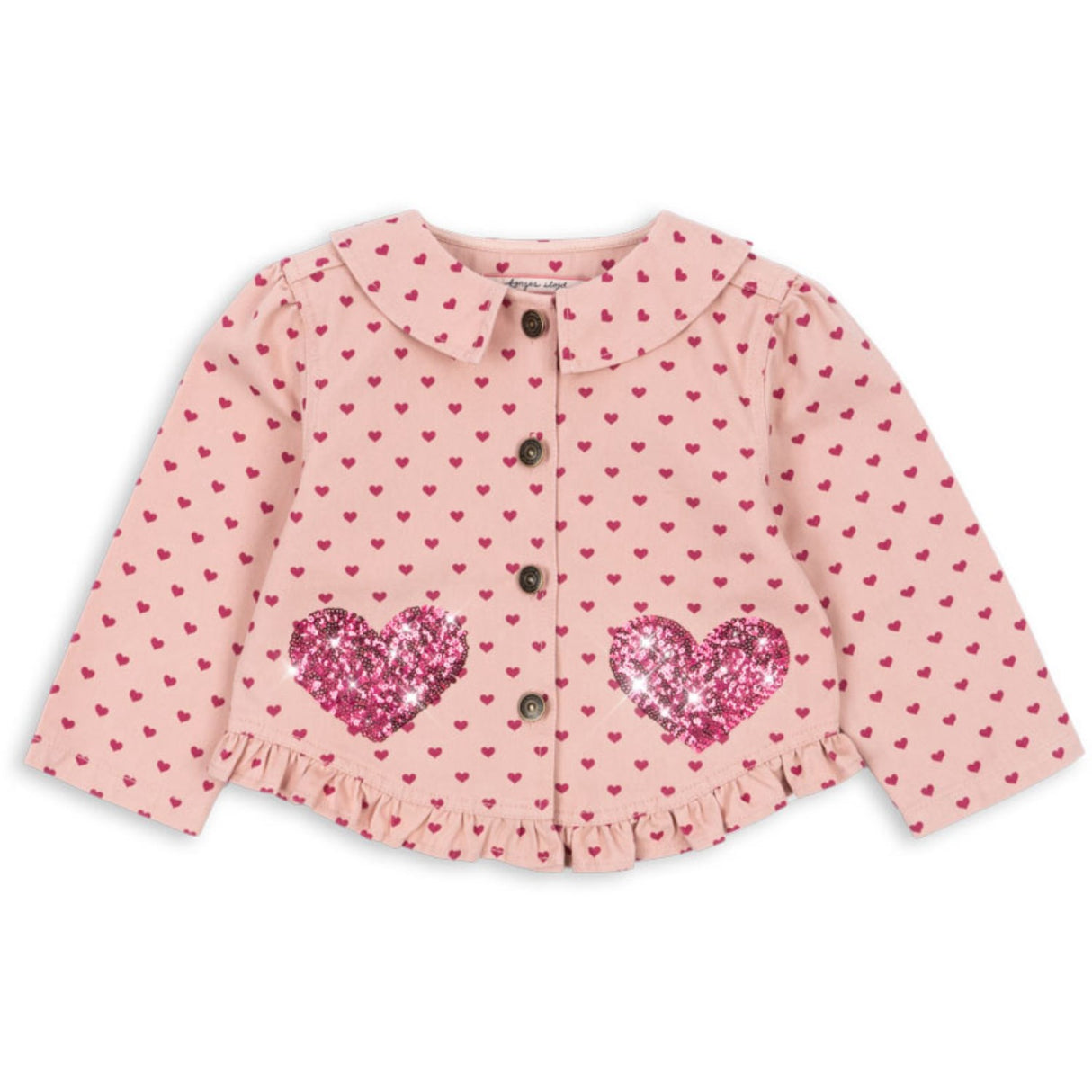 Konges Sløjd Berry Coeur Nola Sequin Shirt Jacket GOTS