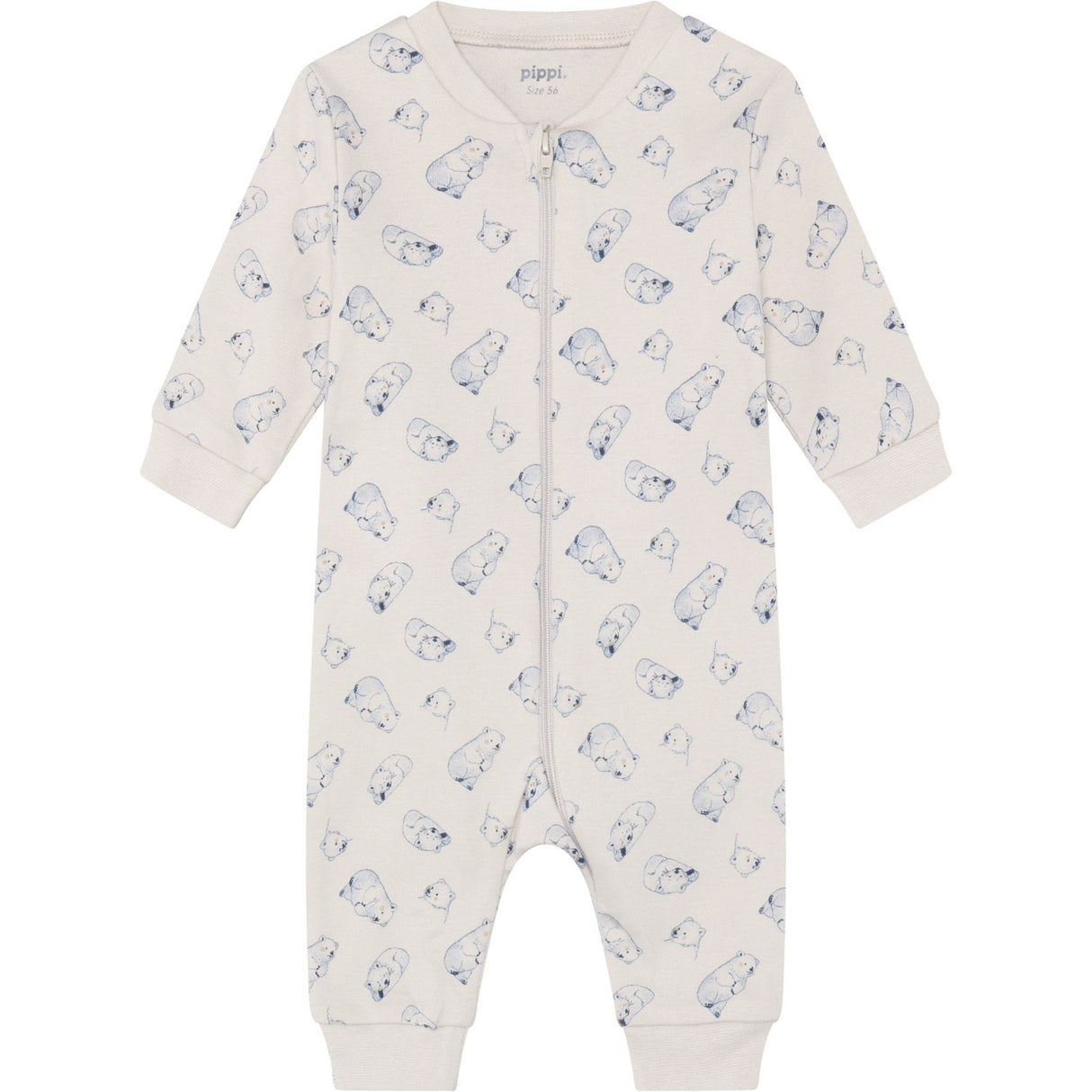 Pippi Flint Stone Nightsuit -Zipper (2-Pack)