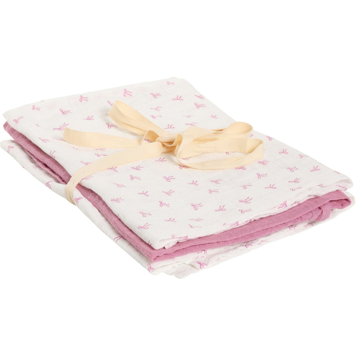 Pippi Mauve Orchid Muslin Cloth (3-Pack)