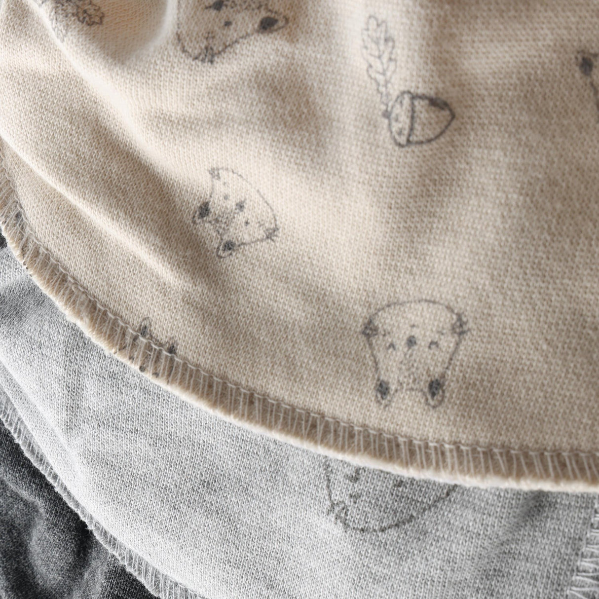 Pippi Rainy Day Bandana Fabric Bib Uni -Aop (3-Pack)