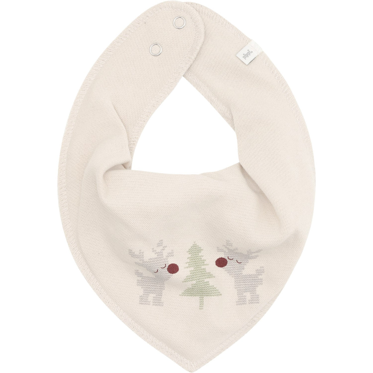 Pippi New Maroon Bandana Fabric Bib Uni - Aop (3-Pack)