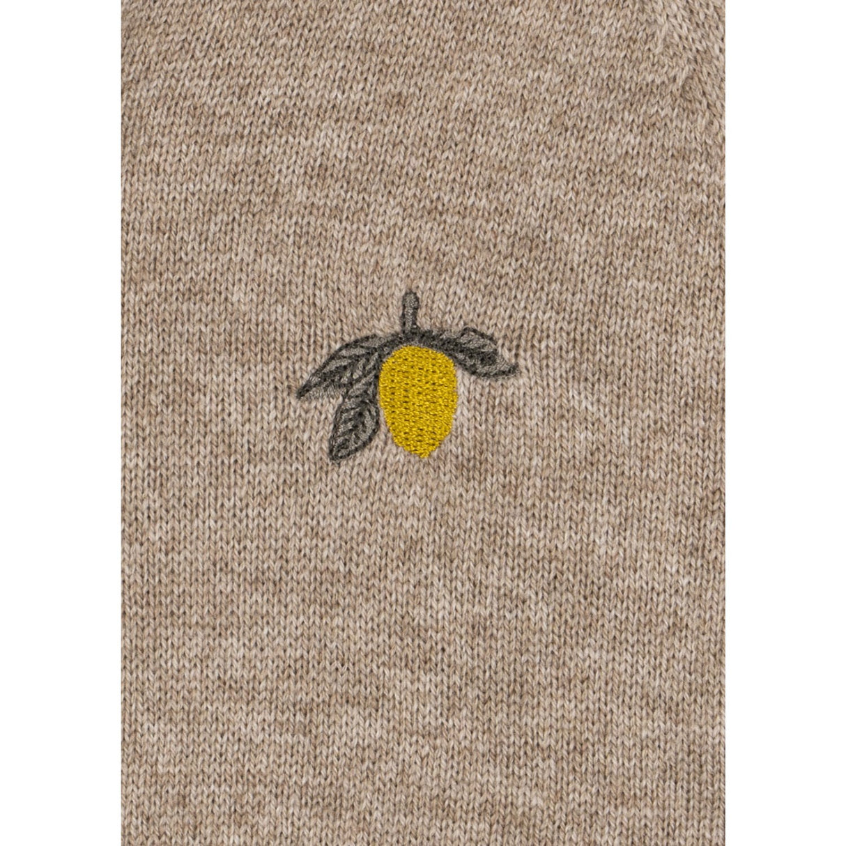 Konges Sløjd Light Brown Mattou Knit Onesie