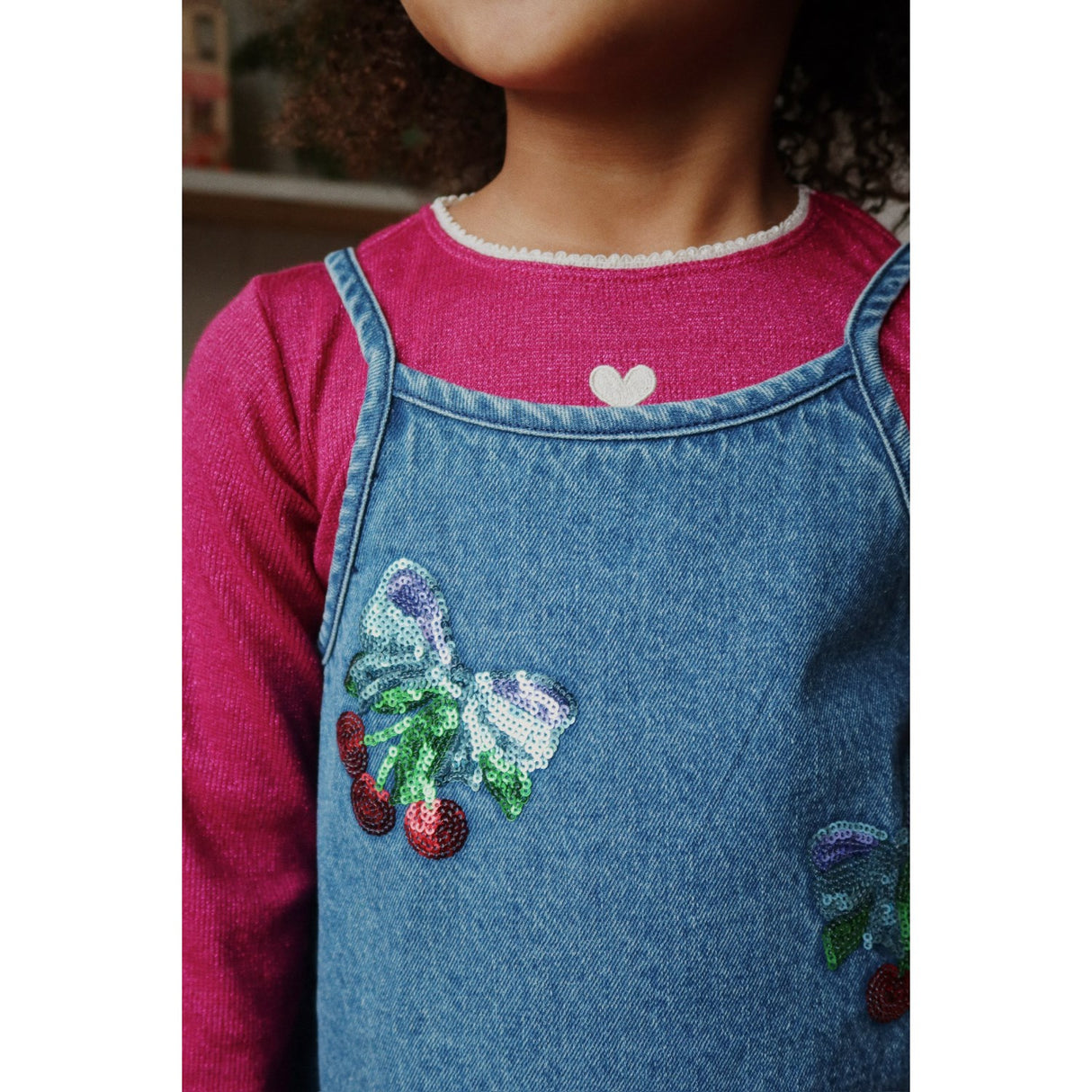 Konges Sløjd Amarena Sequin Magot Sequin Strap Dress GOTS