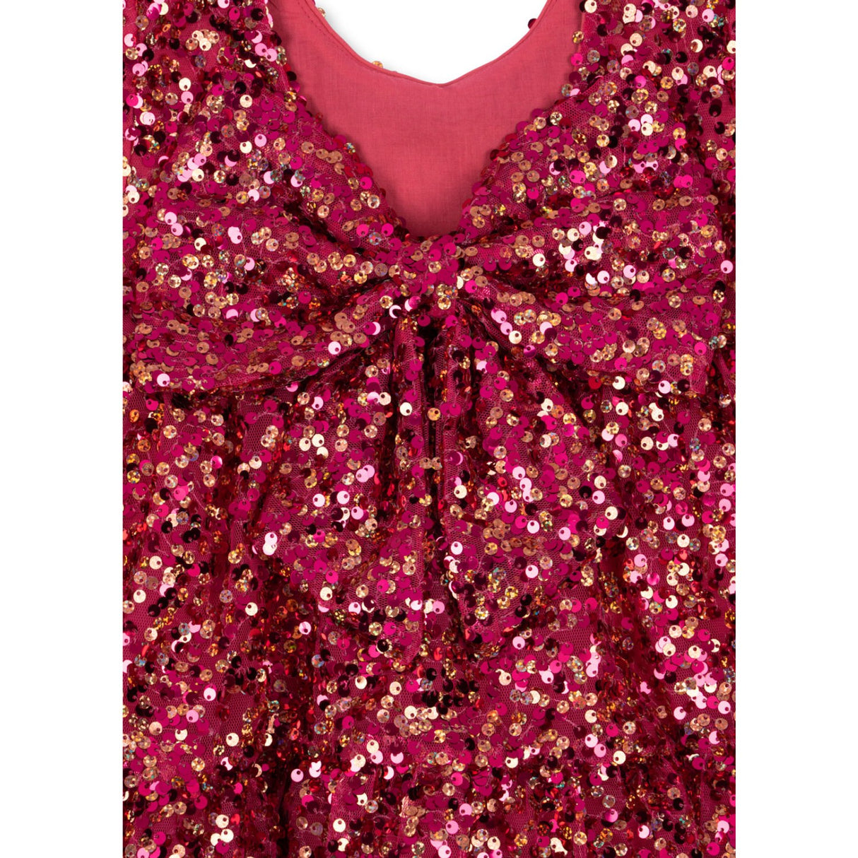 Konges Sløjd Sparkling Sangria Lila Sequins Bow Dress