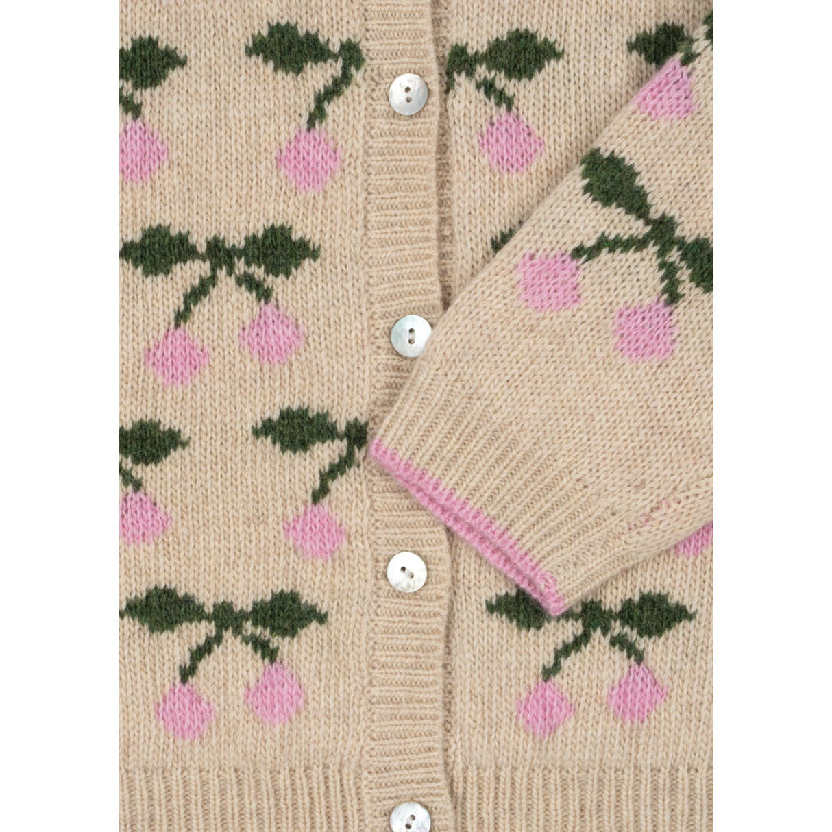 Konges Sløjd Cherry Belou Knit Collar Cardigan