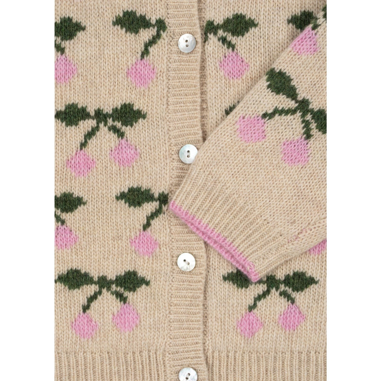 Konges Sløjd Cherry Belou Knit Collar Cardigan