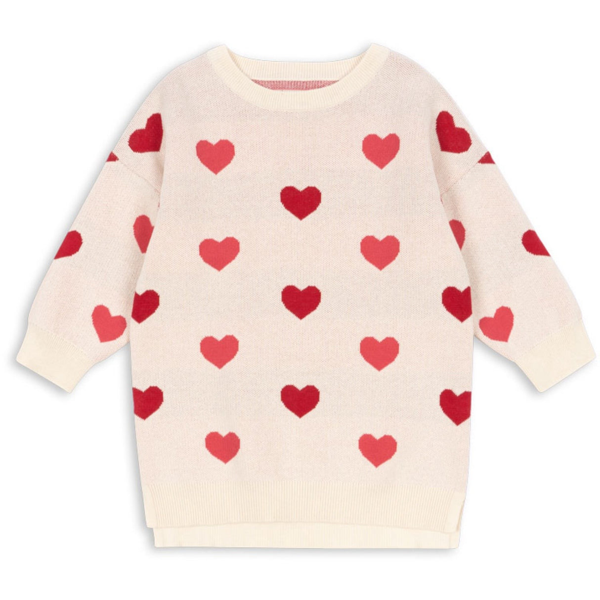Konges Sløjd Coeur Coloré Duo Pink Lapis Knit Dress GOTS