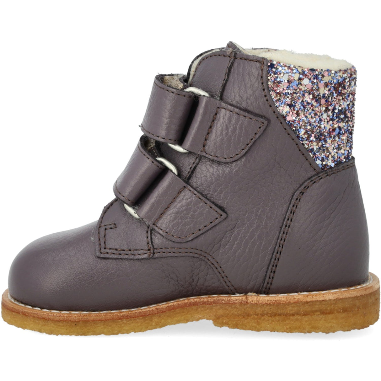 Angulus Lavender/Pastel Multi Glitter TEX Boot with Glitter and Velcro Closure