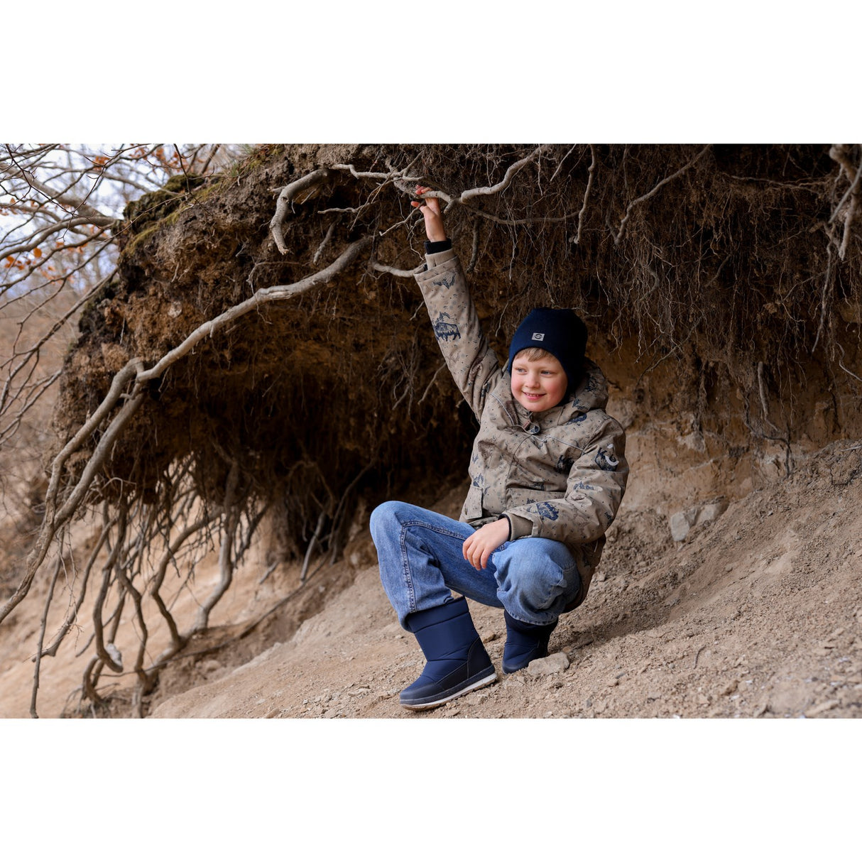 Mikk-Line Coriander Polyester Boys Jacket AOP