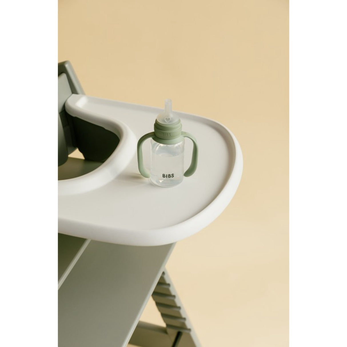 Bibs Sage Baby Sippy Bottle Spout Round Silicone Slow Flow