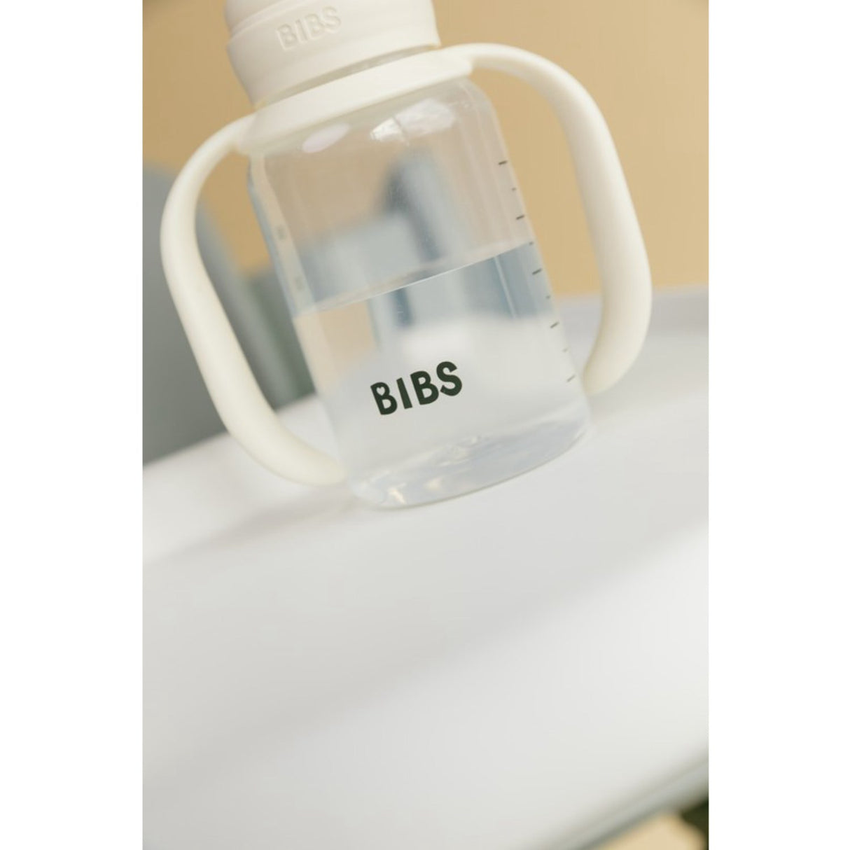 Bibs Ivory Baby Sippy Bottle Spout Round Silicone Slow Flow