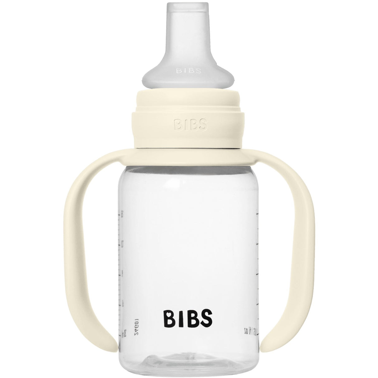 Bibs Ivory Baby Sippy Bottle Spout Round Silicone Slow Flow