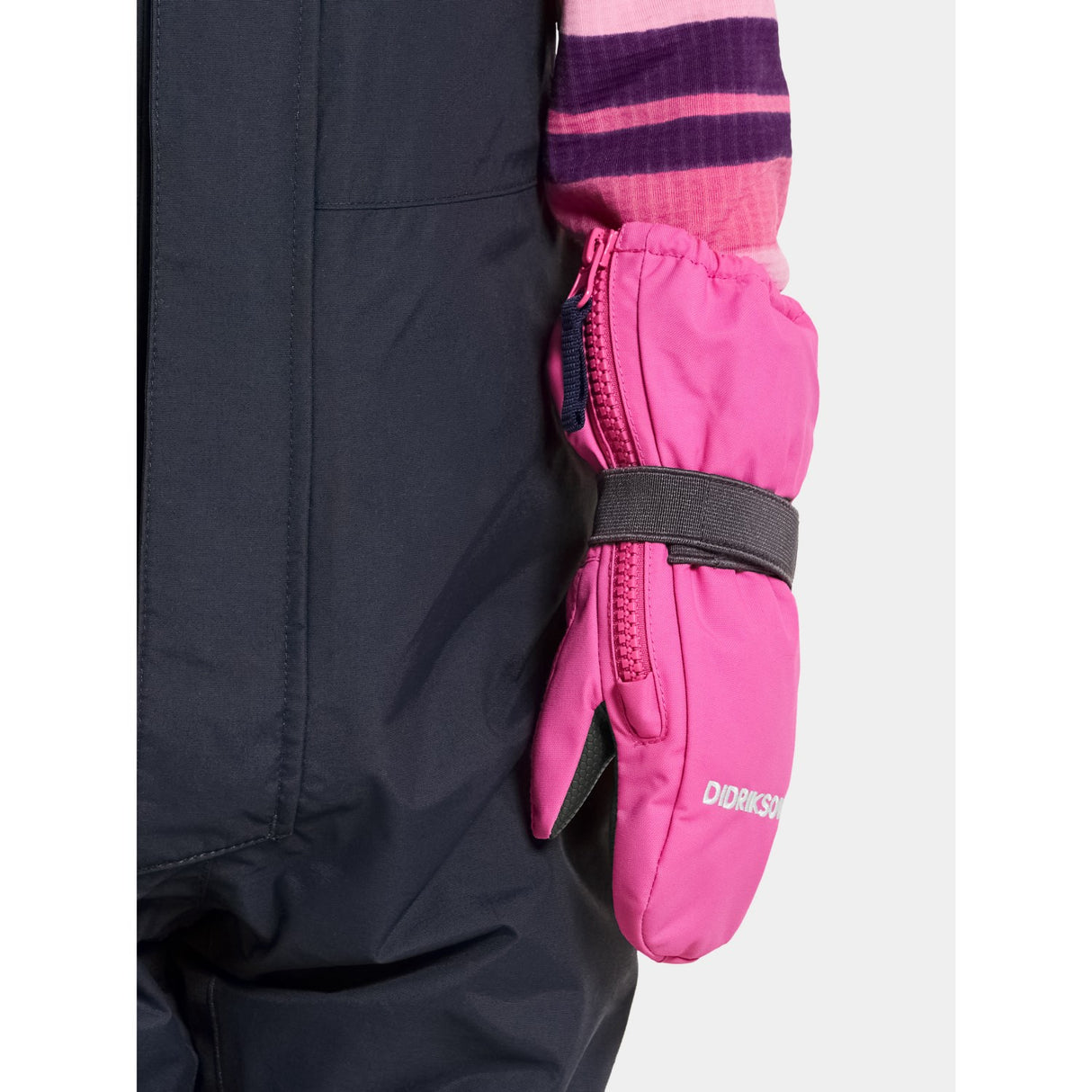 Didriksons Sweet Pink Biggles Zip Mitten 8