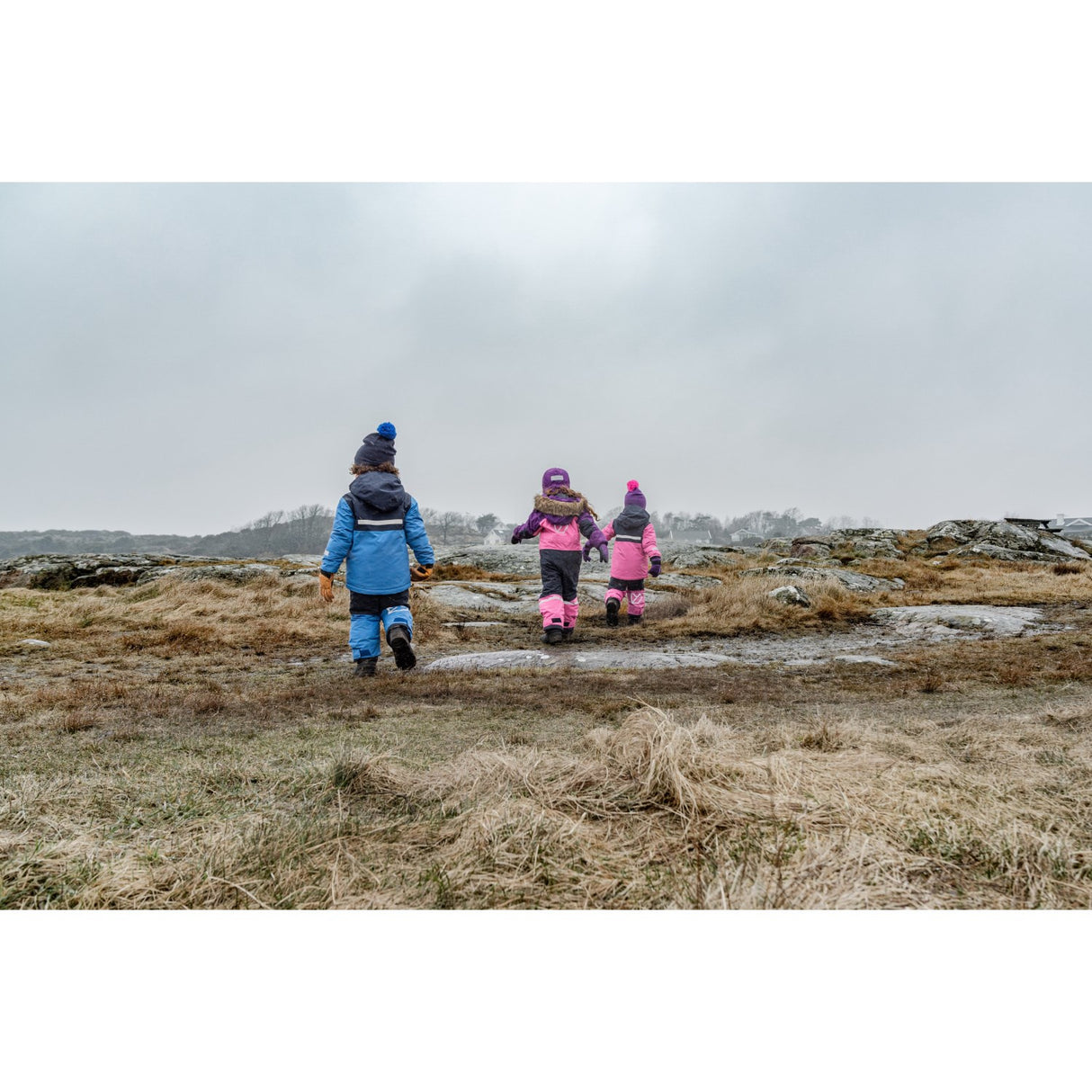 Didriksons Sweet Pink Skare Kids Set