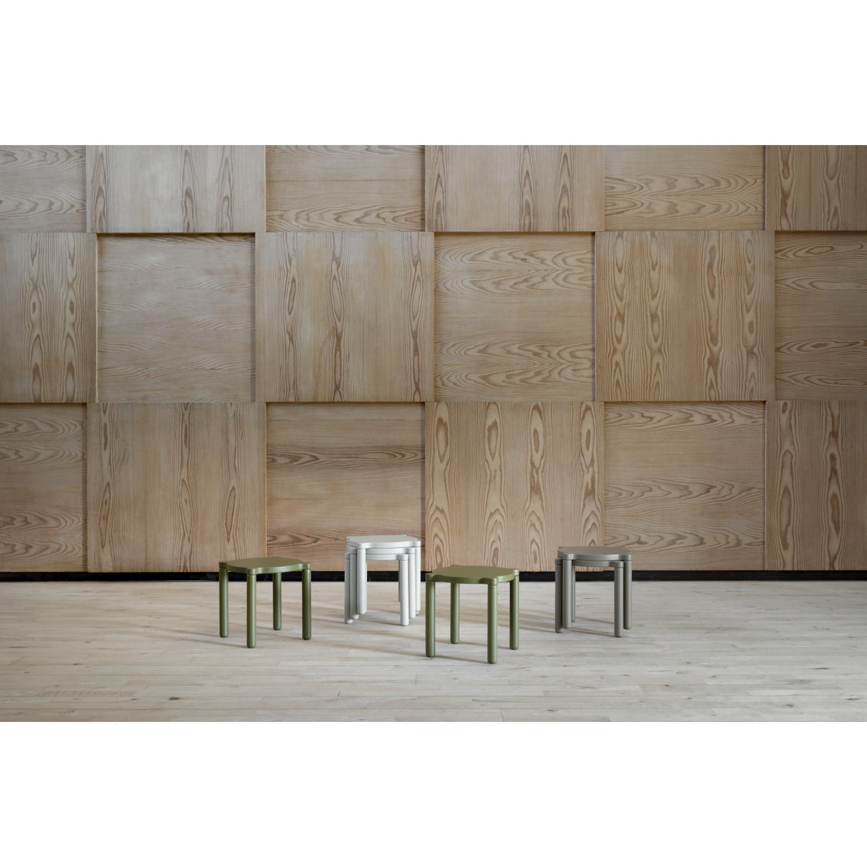 by KlipKlap Sand-Grey Stacking Table