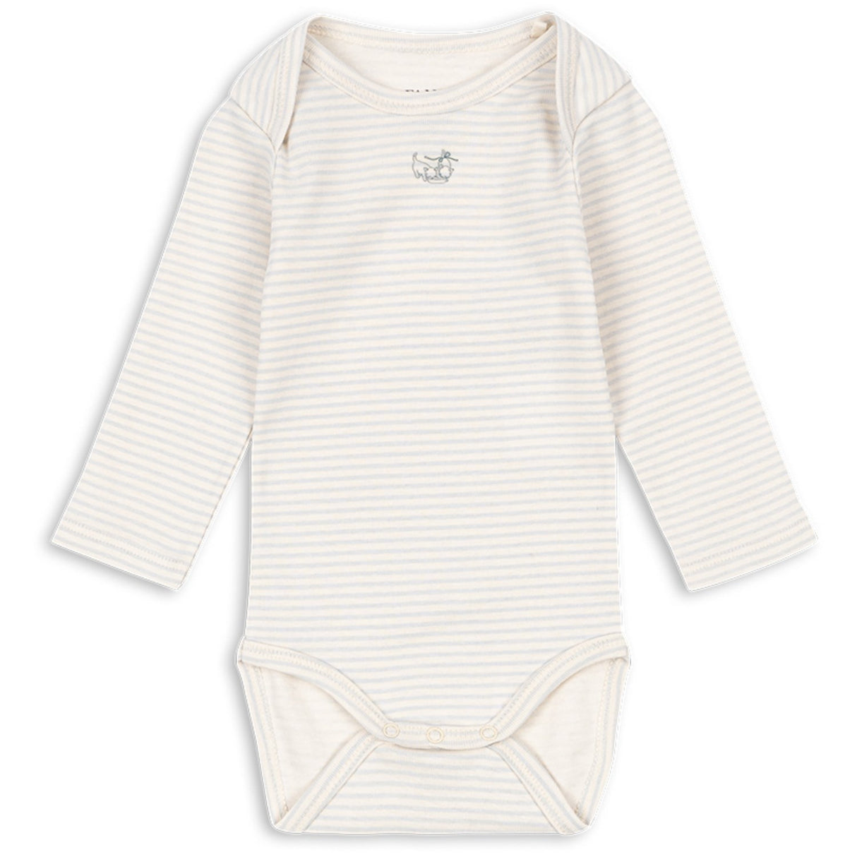 Konges Sløjd Tea Stripe Gray Dawn Fio Stripe Ls Body OCS