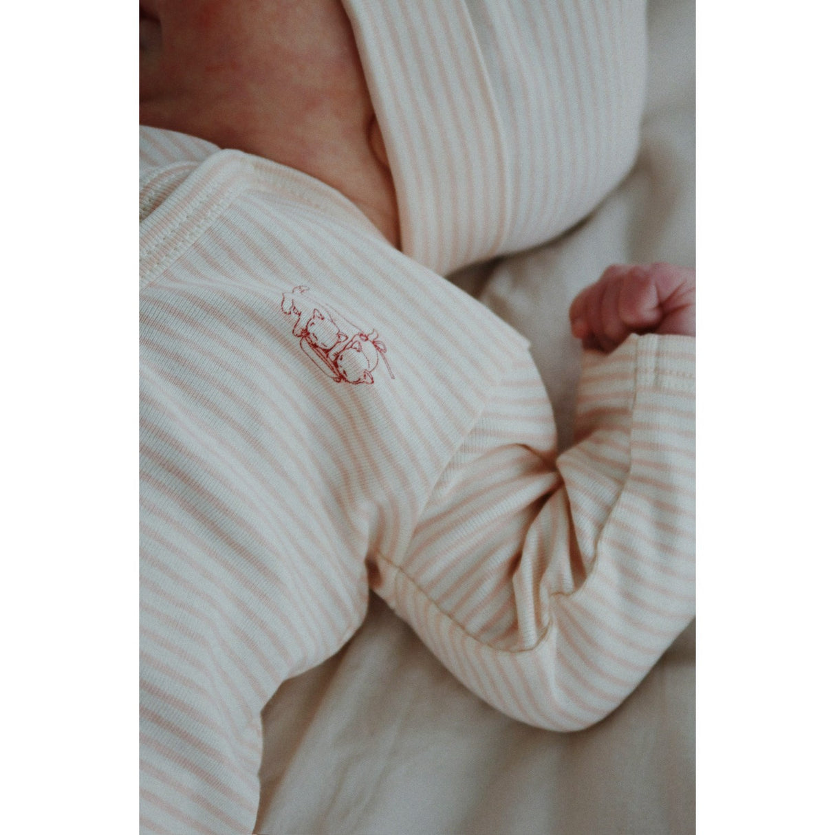 Konges Sløjd Blush Mix Fio Stripe 2 Pack Beanie OCS