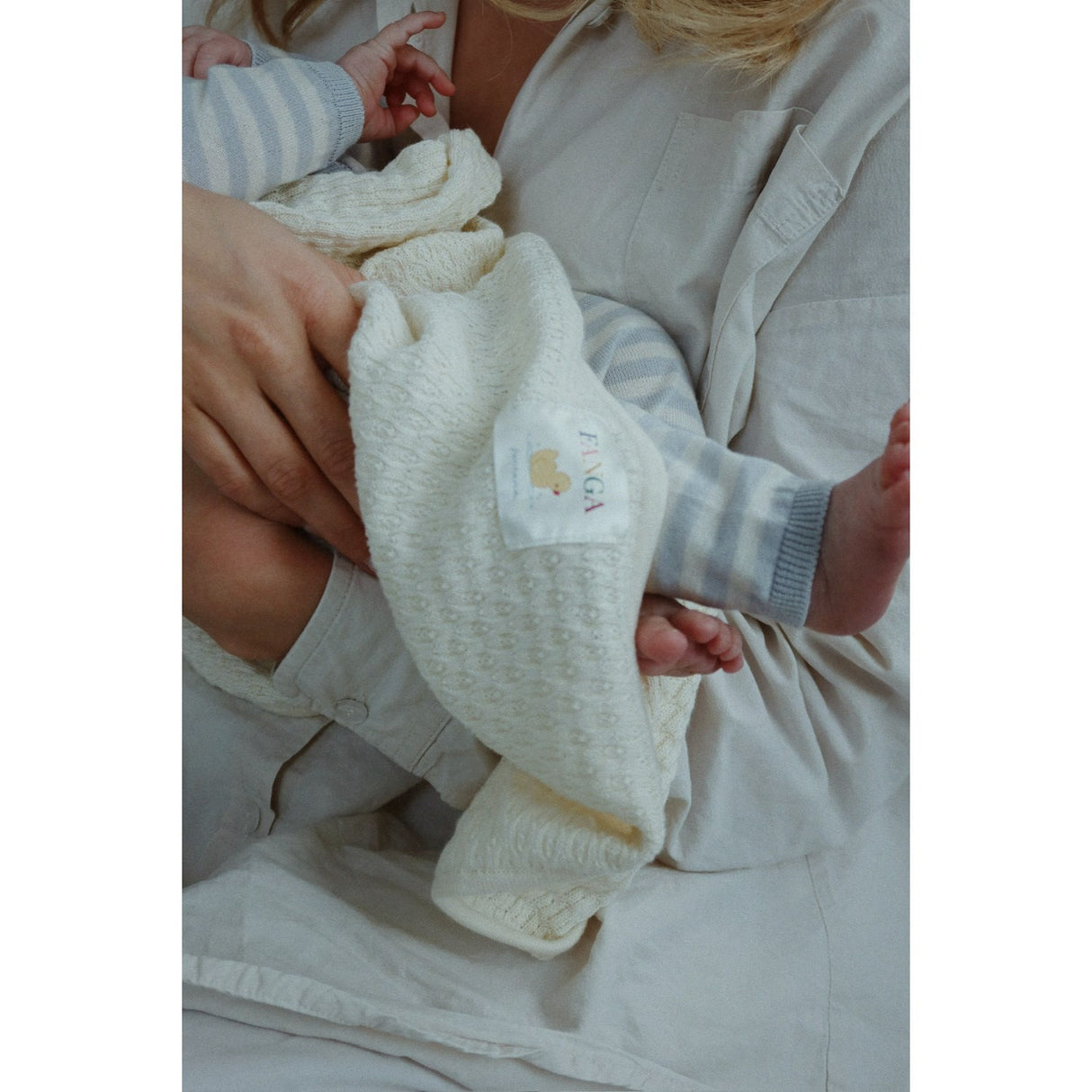 Konges Sløjd Gray Dawn Venti Knit Cardigan GOTS