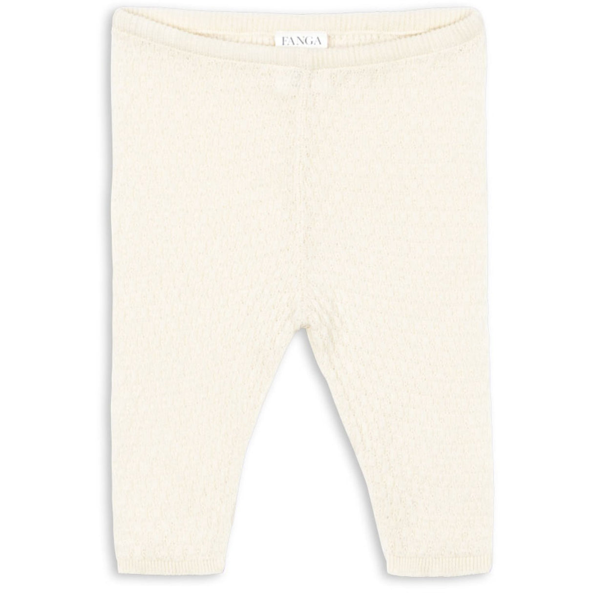 Konges Sløjd Antique White Venti Pointelle Pants GOTS