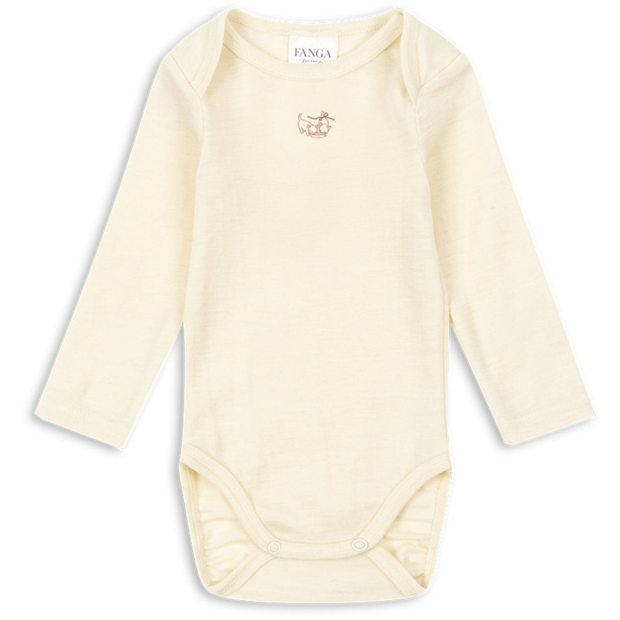 Konges Sløjd Beige Melange Erba Wool Ls Body