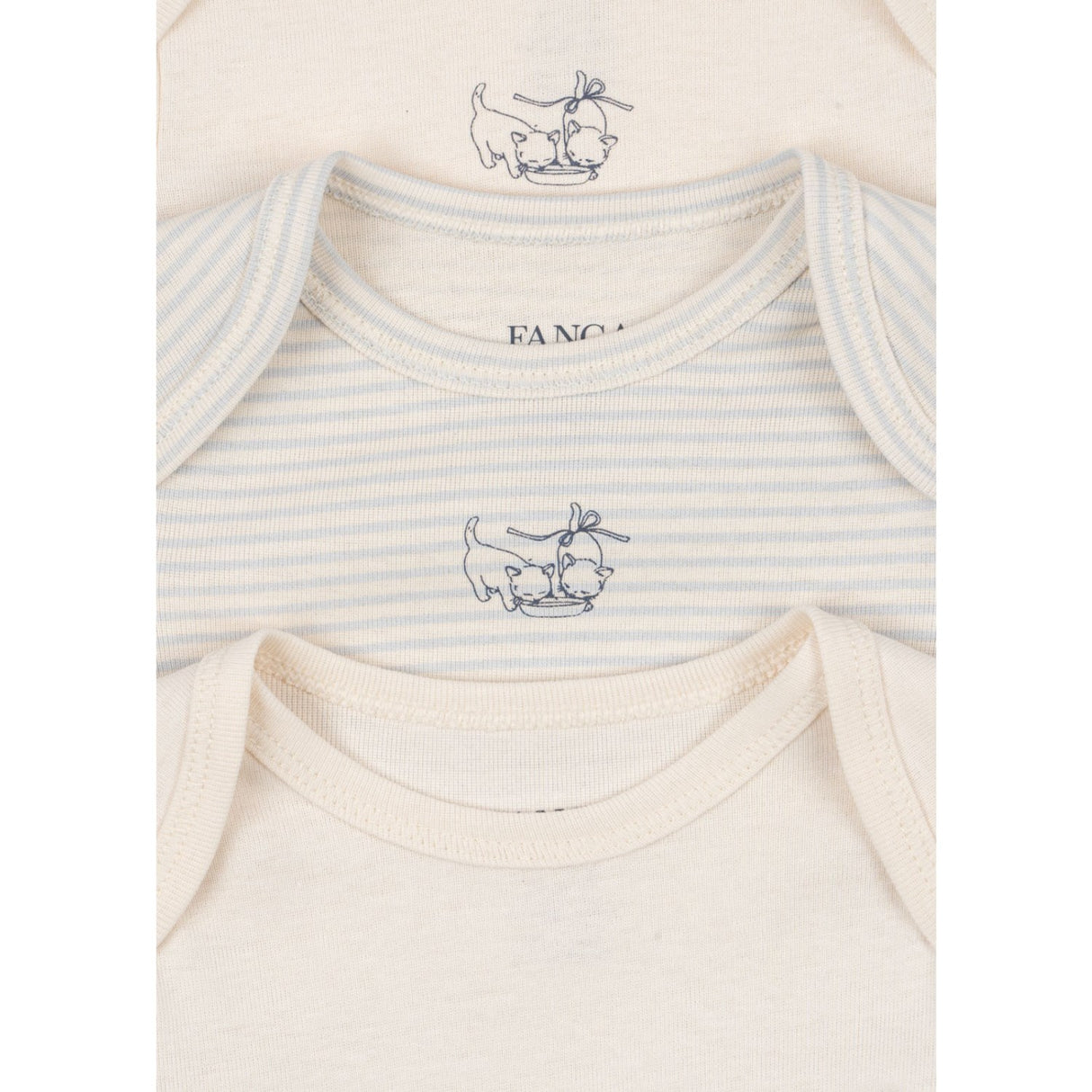 Konges Sløjd Blue Mix Fio Stripe 3 Pack Ls Body OCS