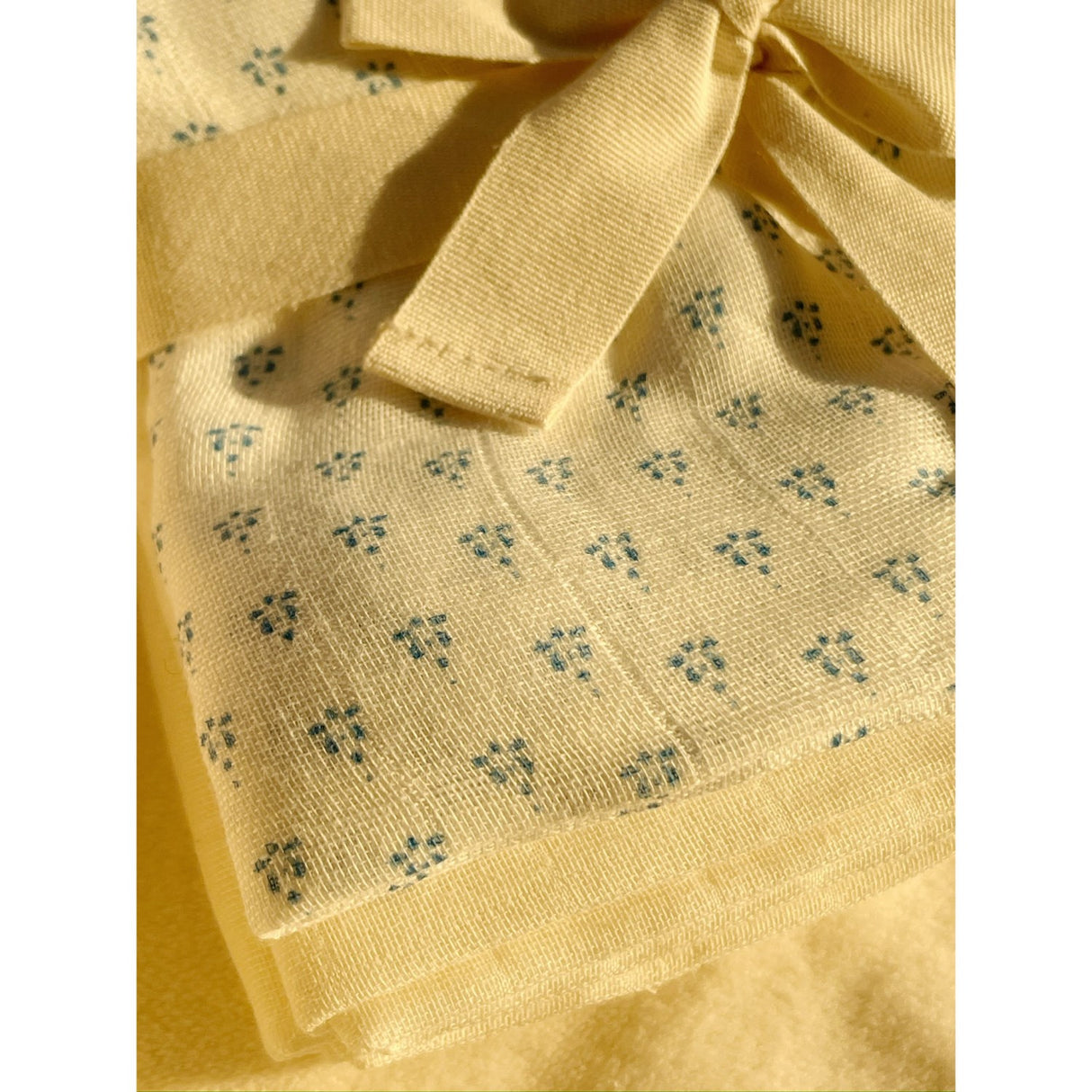 Konges Sløjd Punto Blu Bellini 3 Pack Muslin Cloth GOTS