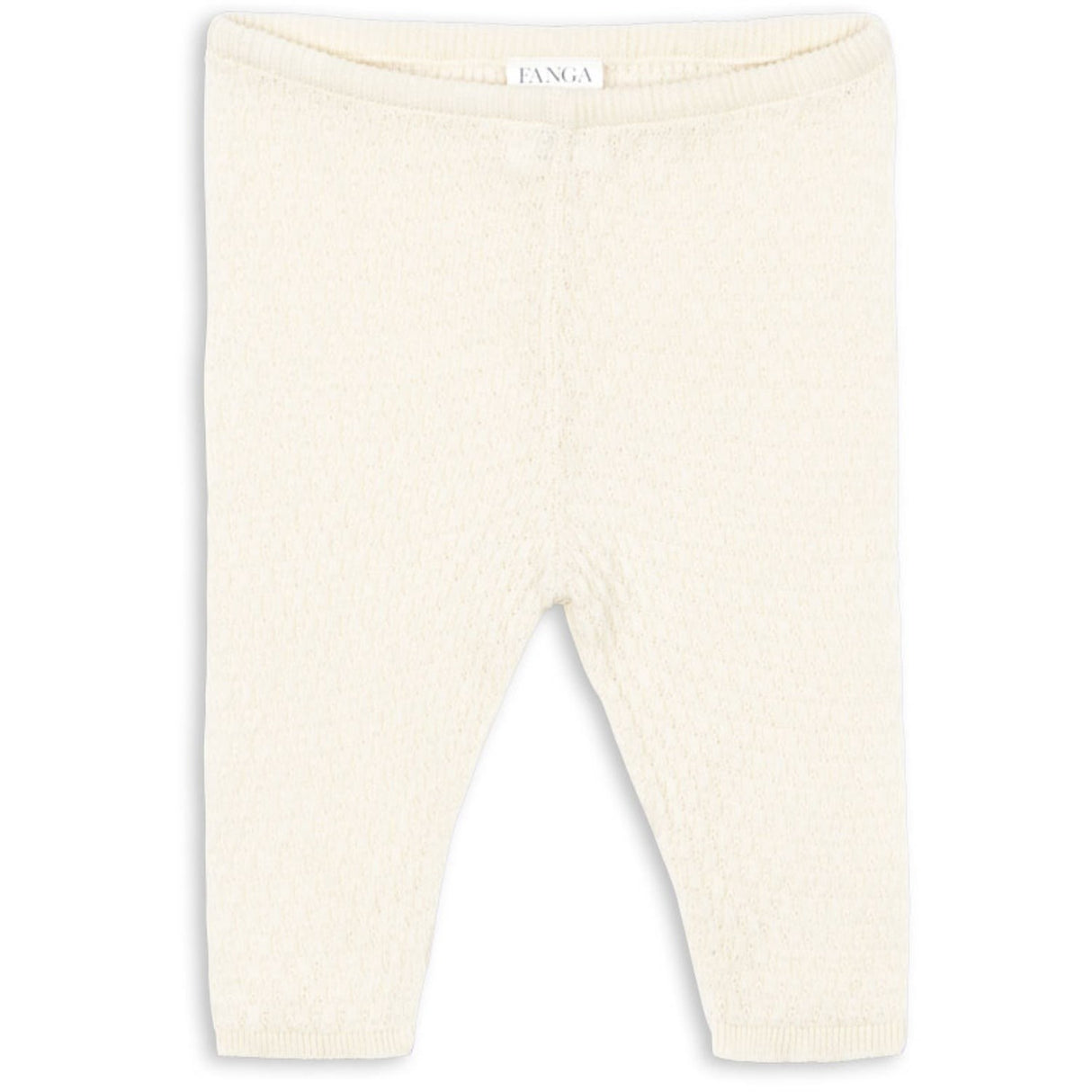 Konges Sløjd Antique White Venti Pointelle Pants GOTS