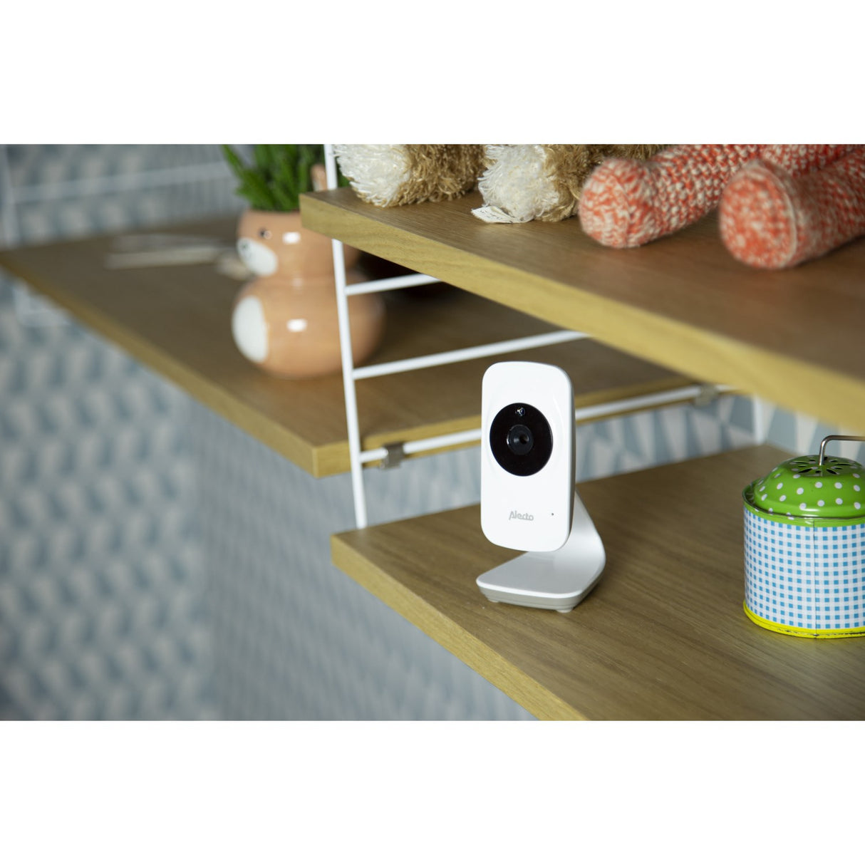 Alecto White/Taupe Video Monitor 2,4 Inch Colour Display