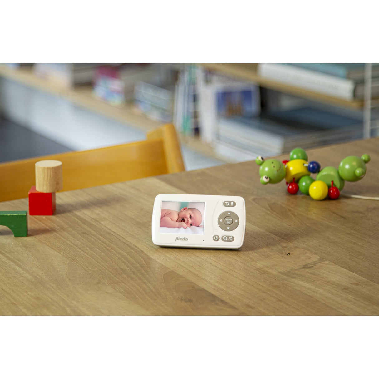 Alecto White/Taupe Video Monitor 2,4 Inch Colour Display