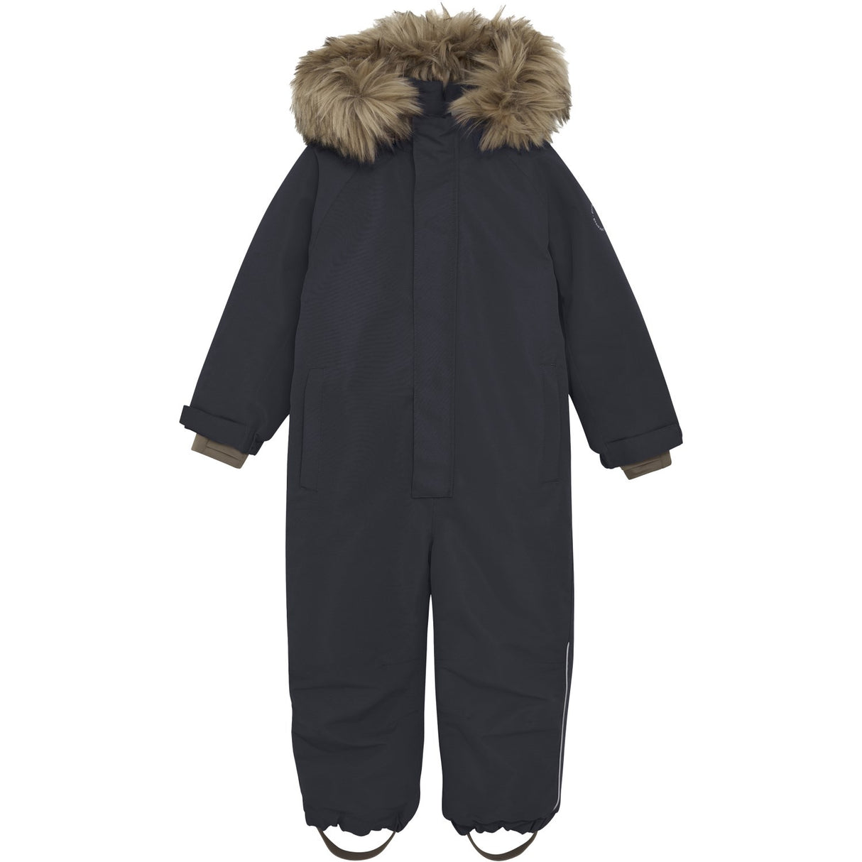 En Fant Ebony Snowsuit W. Fake Fur